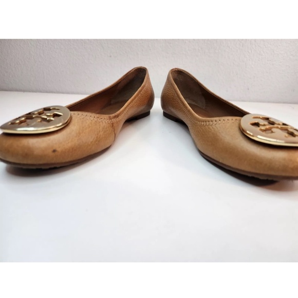 Tory Burch Flats with Golden Medallion Logo size 6 - Picture 6 of 11